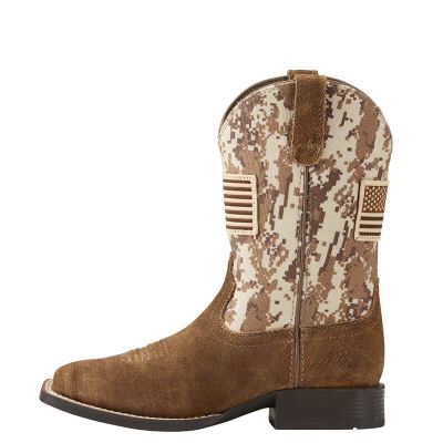 Ariat Patriot - Western Laarzen Bruin / Camo Kinderen - 43044-878